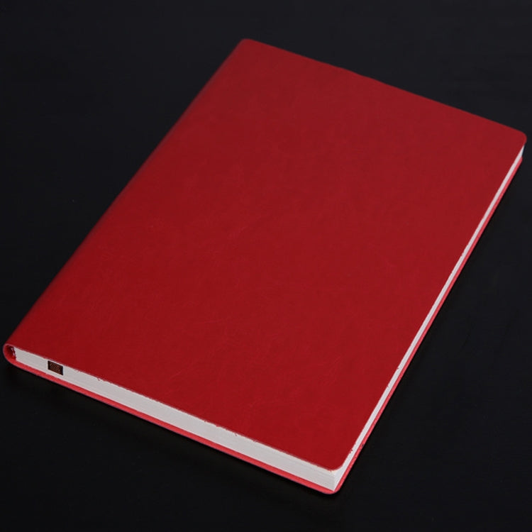 Notebook Student Notepad Diary Book Business Record Book PU Notebook, A5 Plain Weave Blue, A5 Plain Weave Cockscomb Red, A5 Plain Charred Tea Brown, A5 Plain Weave Black, A5 Plain Weave Bitter Tea Red, A5 Plain Weave Nile Blue, A5 Plain Weave Horn Gray... - Shello's Creative Boutique