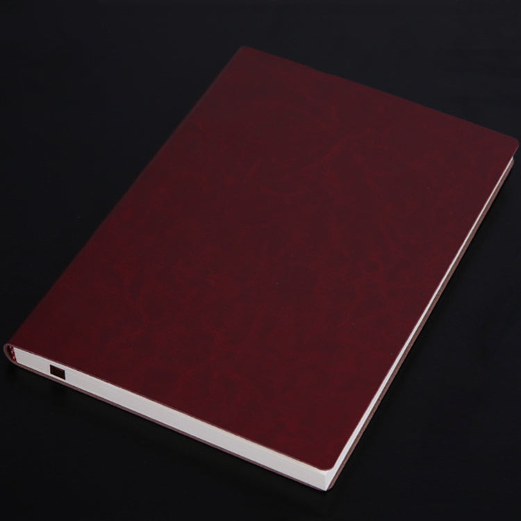 Notebook Student Notepad Diary Book Business Record Book PU Notebook, A5 Plain Weave Blue, A5 Plain Weave Cockscomb Red, A5 Plain Charred Tea Brown, A5 Plain Weave Black, A5 Plain Weave Bitter Tea Red, A5 Plain Weave Nile Blue, A5 Plain Weave Horn Gray... - Shello's Creative Boutique