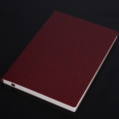 Notebook Student Notepad Diary Book Business Record Book PU Notebook, A5 Plain Weave Blue, A5 Plain Weave Cockscomb Red, A5 Plain Charred Tea Brown, A5 Plain Weave Black, A5 Plain Weave Bitter Tea Red, A5 Plain Weave Nile Blue, A5 Plain Weave Horn Gray... - Shello's Creative Boutique