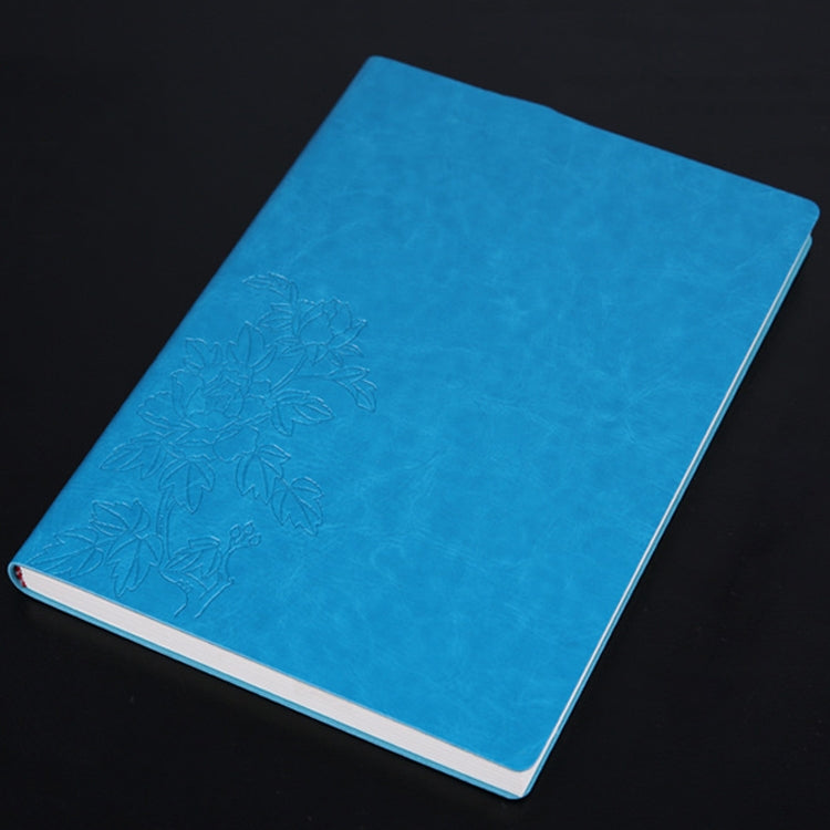 Notebook Student Notepad Diary Book Business Record Book PU Notebook, A5 Plain Weave Blue, A5 Plain Weave Cockscomb Red, A5 Plain Charred Tea Brown, A5 Plain Weave Black, A5 Plain Weave Bitter Tea Red, A5 Plain Weave Nile Blue, A5 Plain Weave Horn Gray... - Shello's Creative Boutique