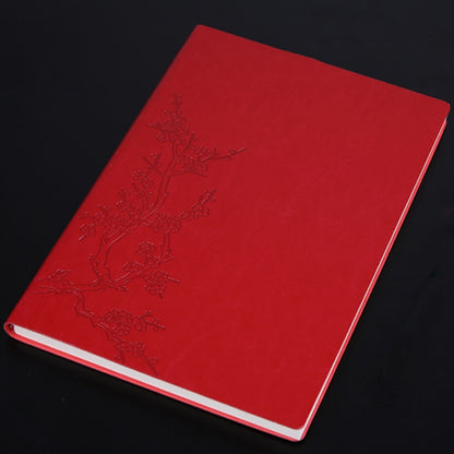 Notebook Student Notepad Diary Book Business Record Book PU Notebook, A5 Plain Weave Blue, A5 Plain Weave Cockscomb Red, A5 Plain Charred Tea Brown, A5 Plain Weave Black, A5 Plain Weave Bitter Tea Red, A5 Plain Weave Nile Blue, A5 Plain Weave Horn Gray... - Shello's Creative Boutique
