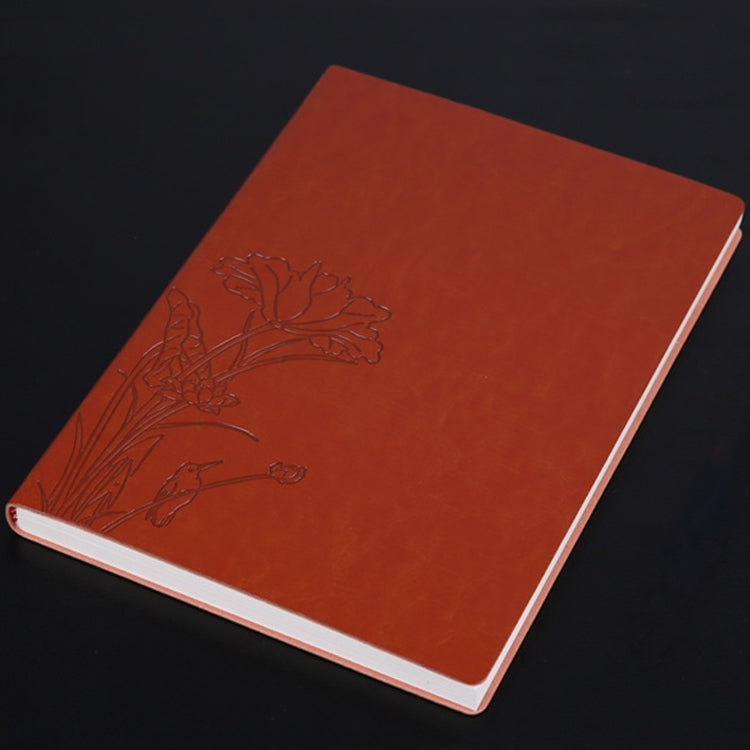 Notebook Student Notepad Diary Book Business Record Book PU Notebook