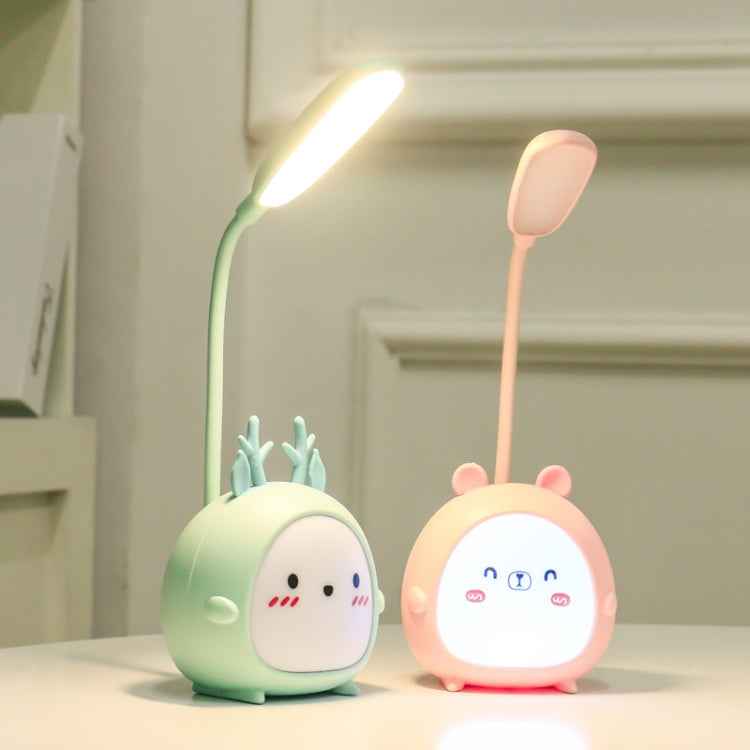 YW2021 Cartoon Cute LED Eye Protection Desk Lamp Student Dormitory Bedroom Folding Reading Desk Lamp