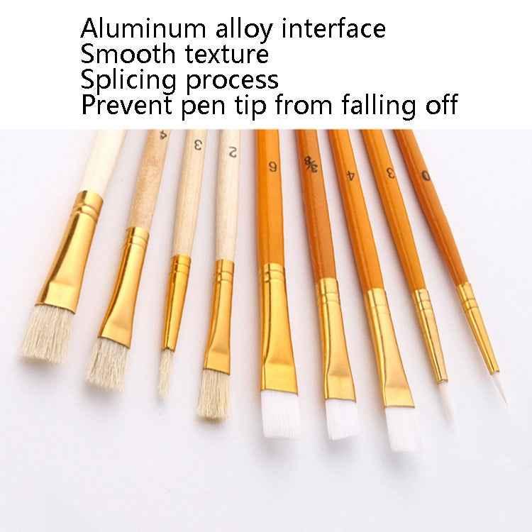 ZHU TING 25-Piece Paint Brush Set - Oil, Gouache, Watercolour & Acrylic - Shello's Creative Boutique