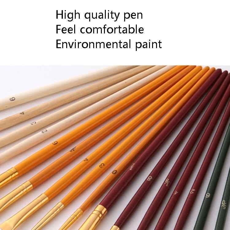 ZHU TING 25-Piece Paint Brush Set - Oil, Gouache, Watercolour & Acrylic - Shello's Creative Boutique