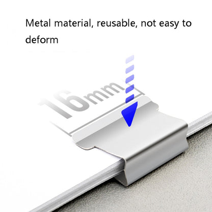 Deli Office Stationery Supplementary Clip Push Clipper, Specification: 8591, 8591, 8591A (Black)