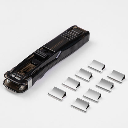 Deli Office Stationery Supplementary Clip Push Clipper, Specification: 8591, 8591, 8591A (Black)