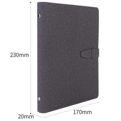 Deli 3309 A5 Loose-Leaf Notebook - Professional Business Meeting Notes - Shello's Creative Boutique