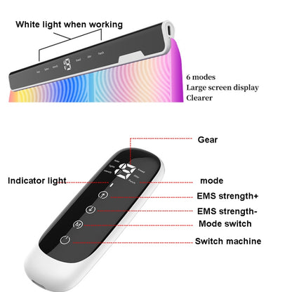 EMS Colorful Foot Massage Foot Pad Pulse Foot Massage Machine Smart Acupuncture Foot Massage Pad With Remote Control - Shello's Creative Boutique