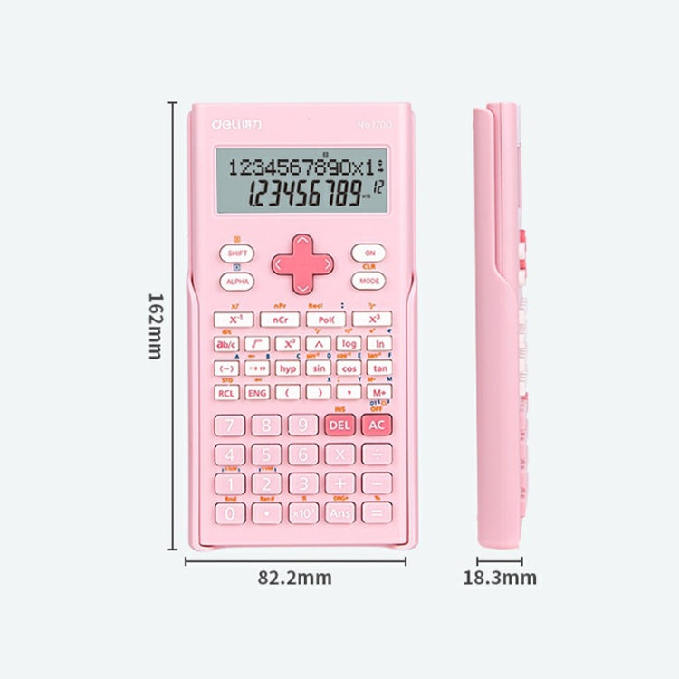 Deli 1700 Scientific Calculator Portable And Cute Student Calculator