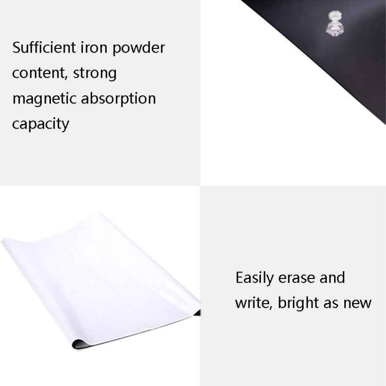 Deli Soft Iron Whiteboard Wall Sticker Office Study Home Erasable Magnetic Whiteboard Sticker