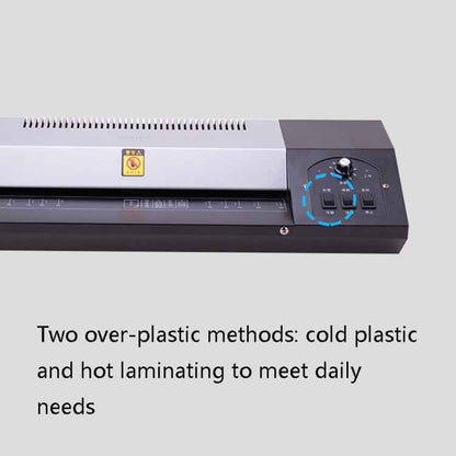 Deli 3890 Photo Laminating Machine Heat Sealing And Cold Laminating Dual-Use Laminating Machine, CN Plug