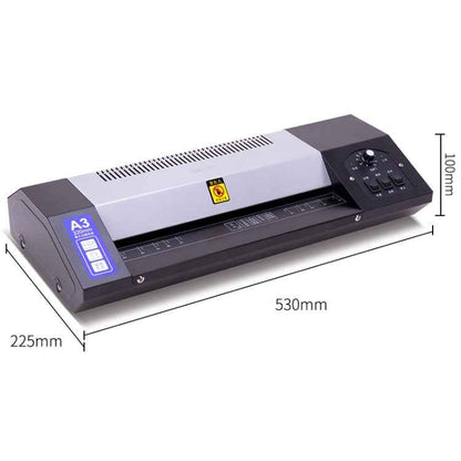 Deli 3890 Photo Laminating Machine Heat Sealing And Cold Laminating Dual-Use Laminating Machine, CN Plug