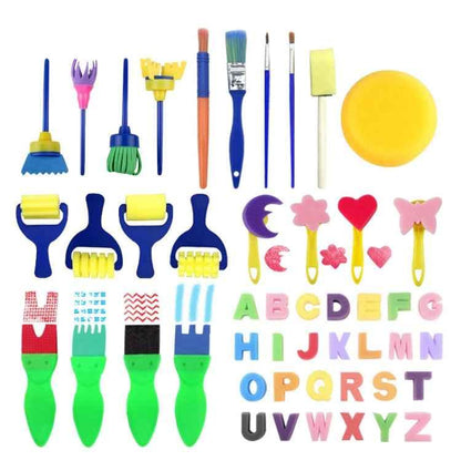 48 In 1 Drawing Art DIY Graffiti Tool For Children - Shello's Creative Boutique