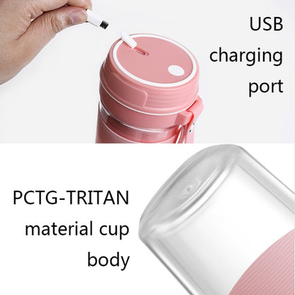 FS1300 Mini Portable Juicer - USB Rechargeable 270ml Juice Cup Blender