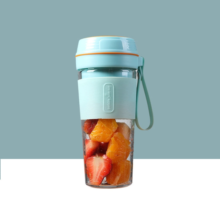 FS1300 Mini Juicer Home Portable Cooking Machine Student Juice Cup Juicer, Cherry Blossom Double Blade, Gem Blue Four Blade, Cherry Blossom Four  Blade - Shello's Creative Boutique