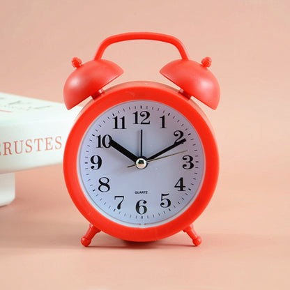 2 PCS Student Bed Small Alarm Clock Desk Alarm Clock, Red, Blue, Beige, Pink - Shello's Creative Boutique