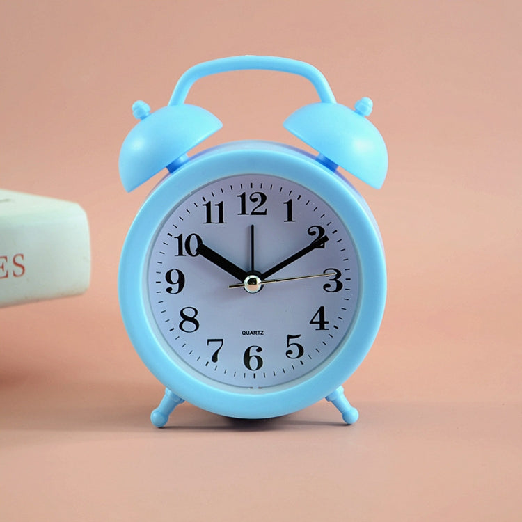 2 PCS Student Bed Small Alarm Clock Desk Alarm Clock, Red, Blue, Beige, Pink - Shello's Creative Boutique