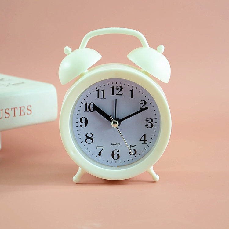 2 PCS Student Bed Small Alarm Clock Desk Alarm Clock, Red, Blue, Beige, Pink - Shello's Creative Boutique