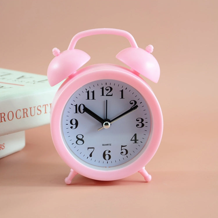 2 PCS Student Bed Small Alarm Clock Desk Alarm Clock, Red, Blue, Beige, Pink - Shello's Creative Boutique