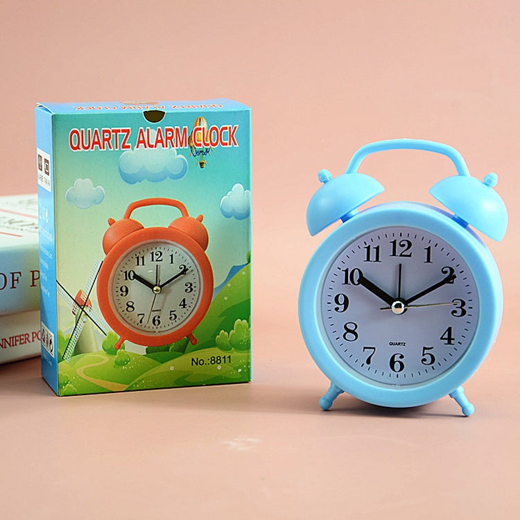 2 PCS Student Bed Small Alarm Clock Desk Alarm Clock, Red, Blue, Beige, Pink - Shello's Creative Boutique