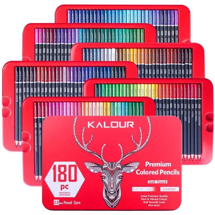KALOUR 180 Colours Pencil Set - Professional Art Painting Supplies - Shello's Creative Boutique