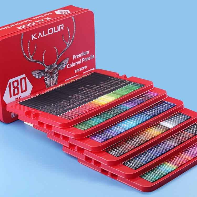 KALOUR 180 Colours Pencil Set - Professional Art Painting Supplies - Shello's Creative Boutique