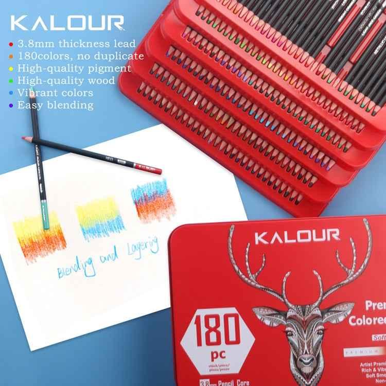 KALOUR 180 Colours Pencil Set - Professional Art Painting Supplies - Shello's Creative Boutique