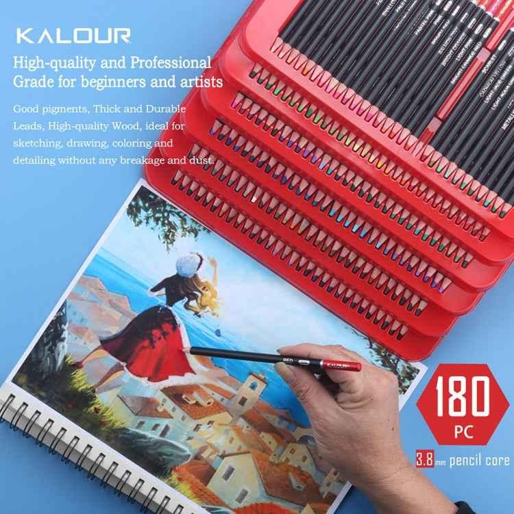 KALOUR 180 Colours Pencil Set - Professional Art Painting Supplies - Shello's Creative Boutique