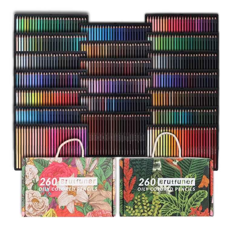 BRUTFUNER 520 Colours Pencil Set - Professional Oil-Based Art Supplies - Shello's Creative Boutique