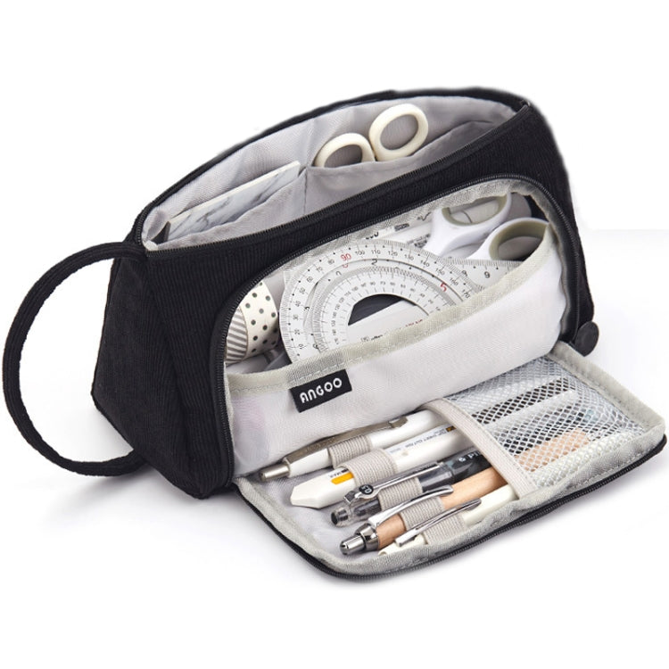 Angoo Student Large-Capacity Stationery Bag - Portable Canvas Organizer & Gift Bag