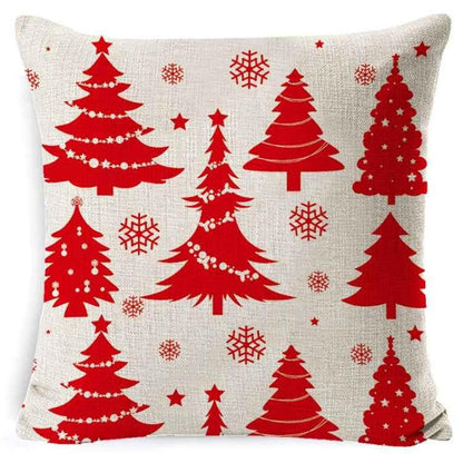 Christmas Linen Red Hug Pillowcase Without Pillow Core - Shello's Creative Boutique