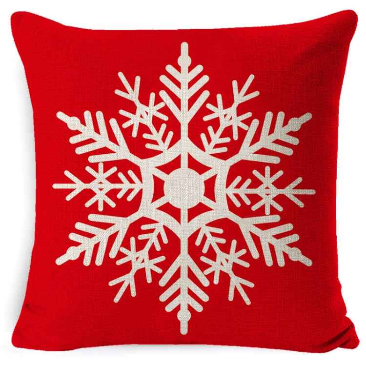Christmas Linen Red Hug Pillowcase Without Pillow Core