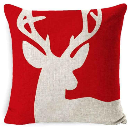 Christmas Linen Red Hug Pillowcase Without Pillow Core - Shello's Creative Boutique