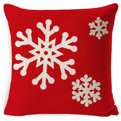 Christmas Linen Red Hug Pillowcase Without Pillow Core - Shello's Creative Boutique