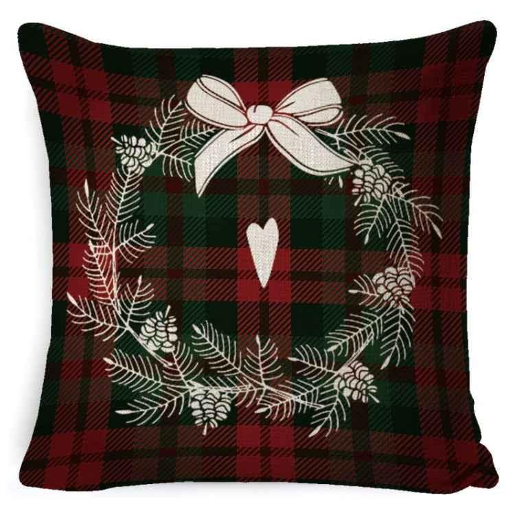 Christmas Decoration Linen Pillowcase Without Pillow Core - Shello's Creative Boutique