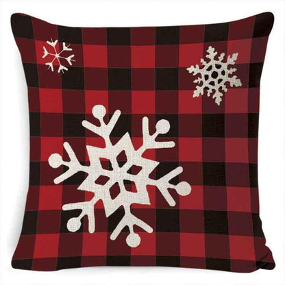 Christmas Decoration Linen Pillowcase Without Pillow Core - Shello's Creative Boutique