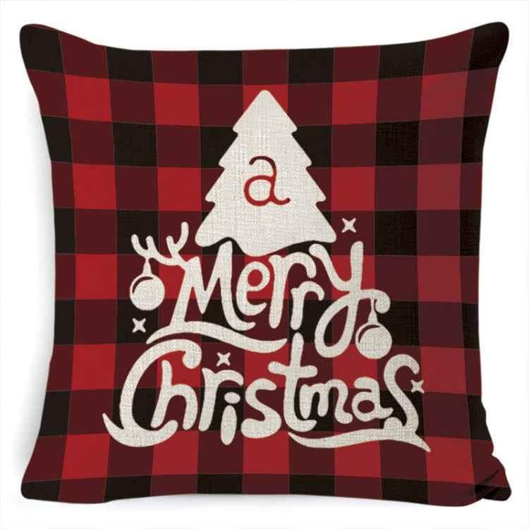 Christmas Decoration Linen Pillowcase Without Pillow Core - Shello's Creative Boutique