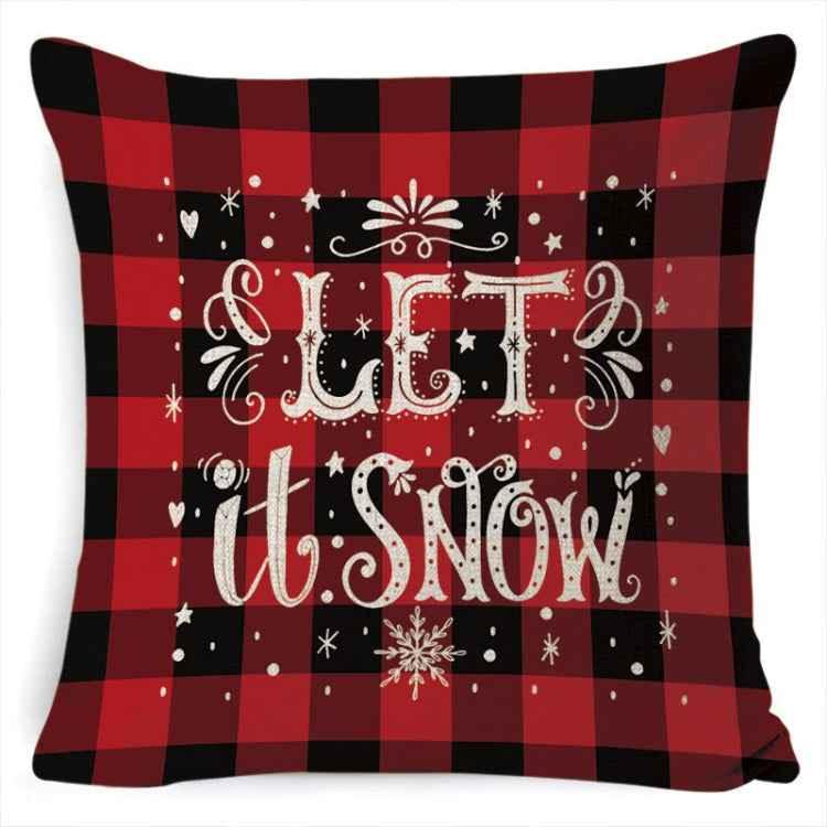 Christmas Decoration Linen Pillowcase Without Pillow Core - Shello's Creative Boutique