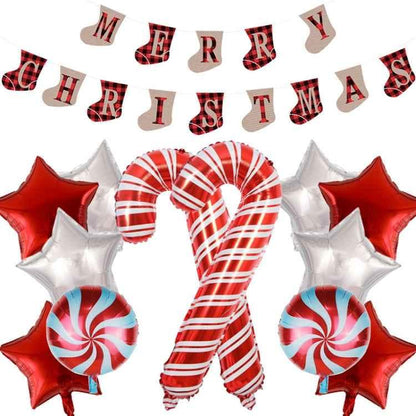 SD20205 Christmas Party Decoration Balloon Set, Style: - Shello's Creative Boutique