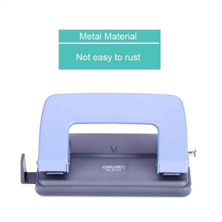 Deli 0101 Office Supplies Punch Two-Hole Puncher, Color Random Delivery