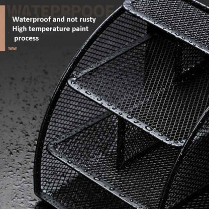 Deli 9200 Full Metal Hollow Pen Holder Office Supplies Storage Box