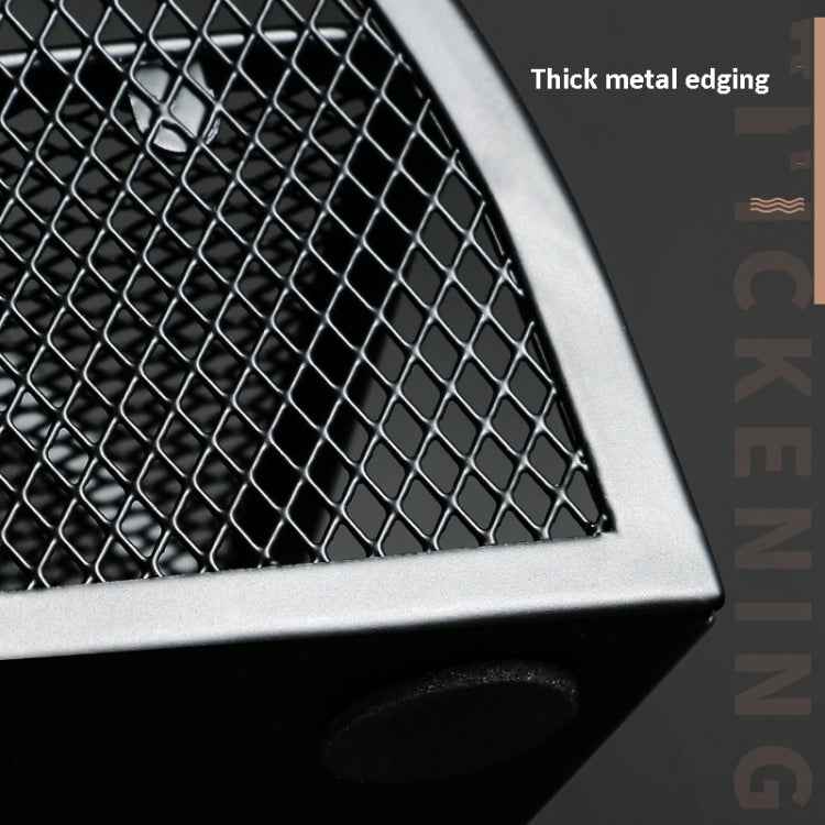 Deli 9200 Full Metal Hollow Pen Holder Office Supplies Storage Box