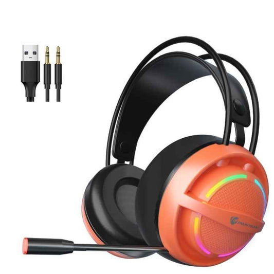PANTSAN PSH-100 USB Wired Gaming Earphone Headset with Microphone