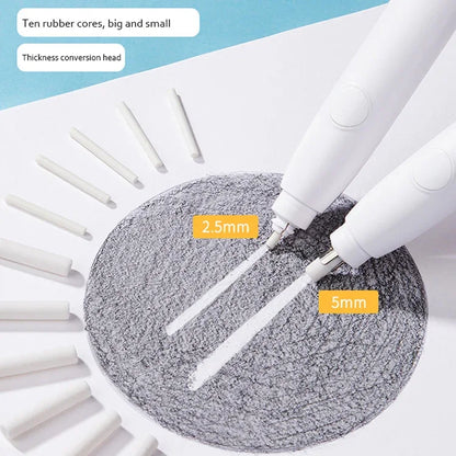 Deli 71107 Electric Eraser Art Can Replace The Core Rubber Core - Shello's Creative Boutique