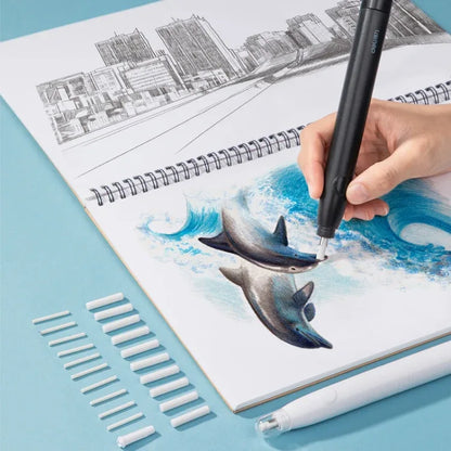 Deli 71107 Electric Eraser Art Can Replace The Core Rubber Core - Shello's Creative Boutique