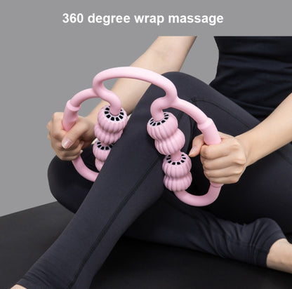 Ring-shaped Stovepipe Foam Roller Massage Roller(Random Color Deliver), 4-wheel Ring Random Color Deliver - Shello's Creative Boutique
