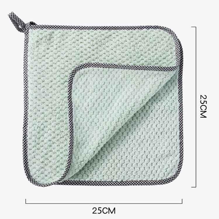 4pcs Hand Towel Hangable Dishcloth Kitchen Rag Non-Stick Oil Absorbent Towel - Shello's Creative Boutique