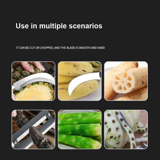 4 In 1 Stainless Steel Pineapple Knife Fruit Knife Sugar Cane Peeler
