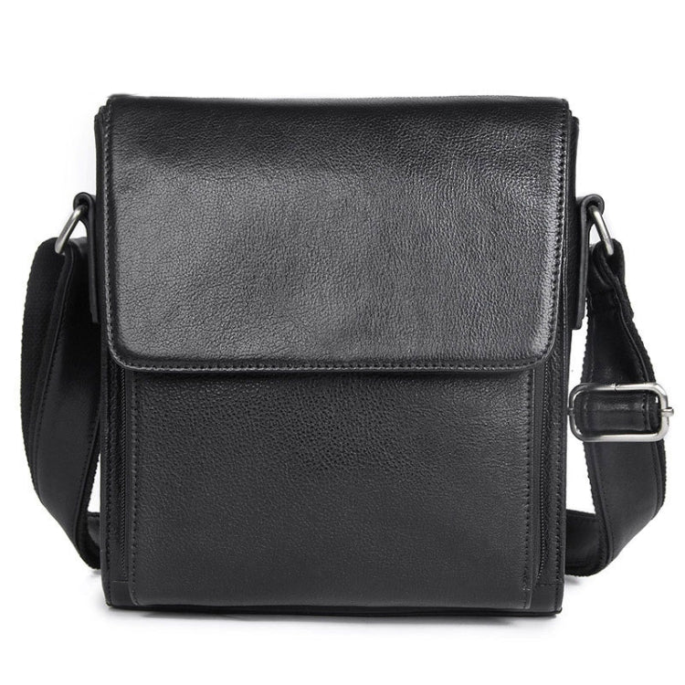 Vintage Crazy Horse Leather Men Shoulder Bag Messenger Bag, Black, Brown, Dark Brown - Shello's Creative Boutique